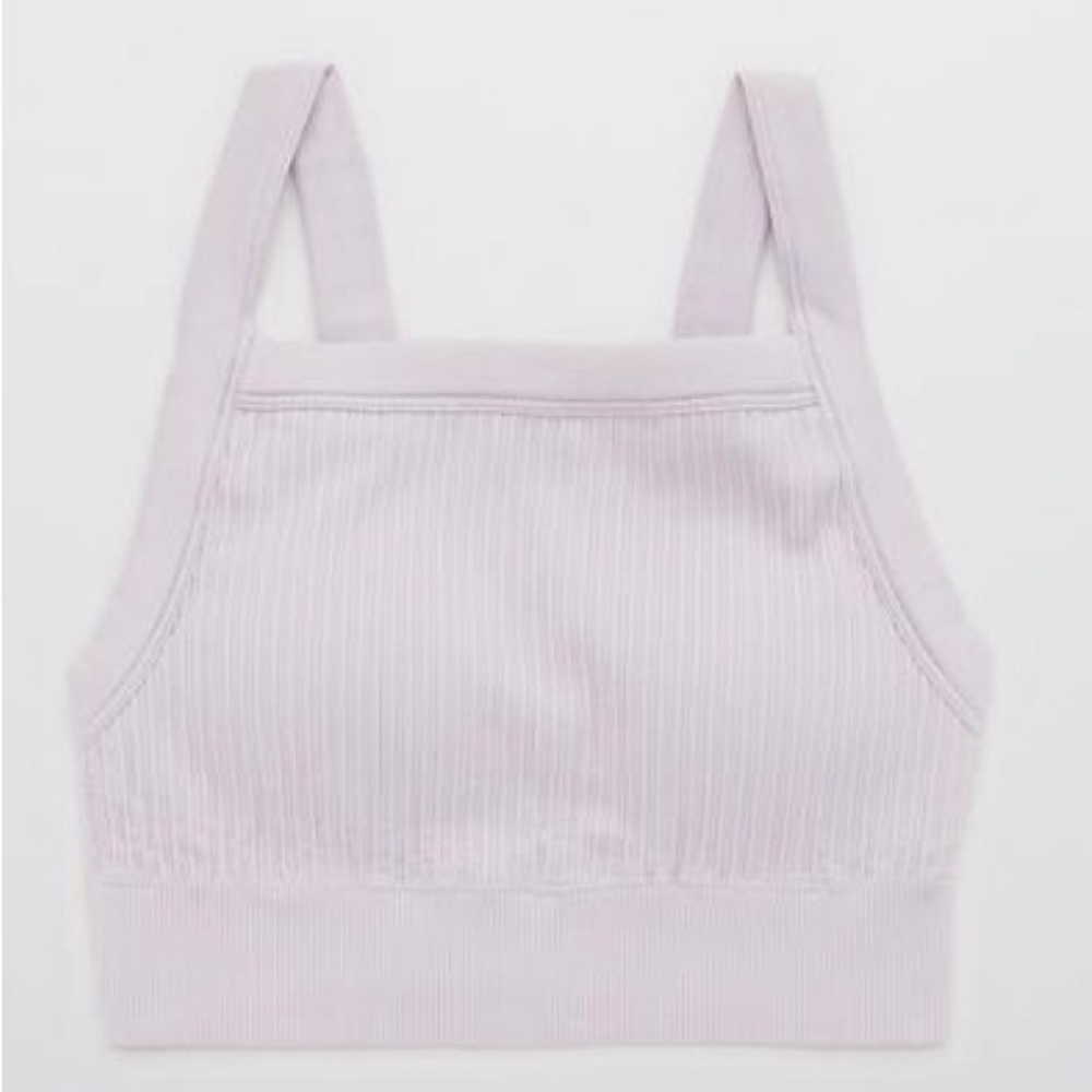 Aerie ribbed seamless crop top